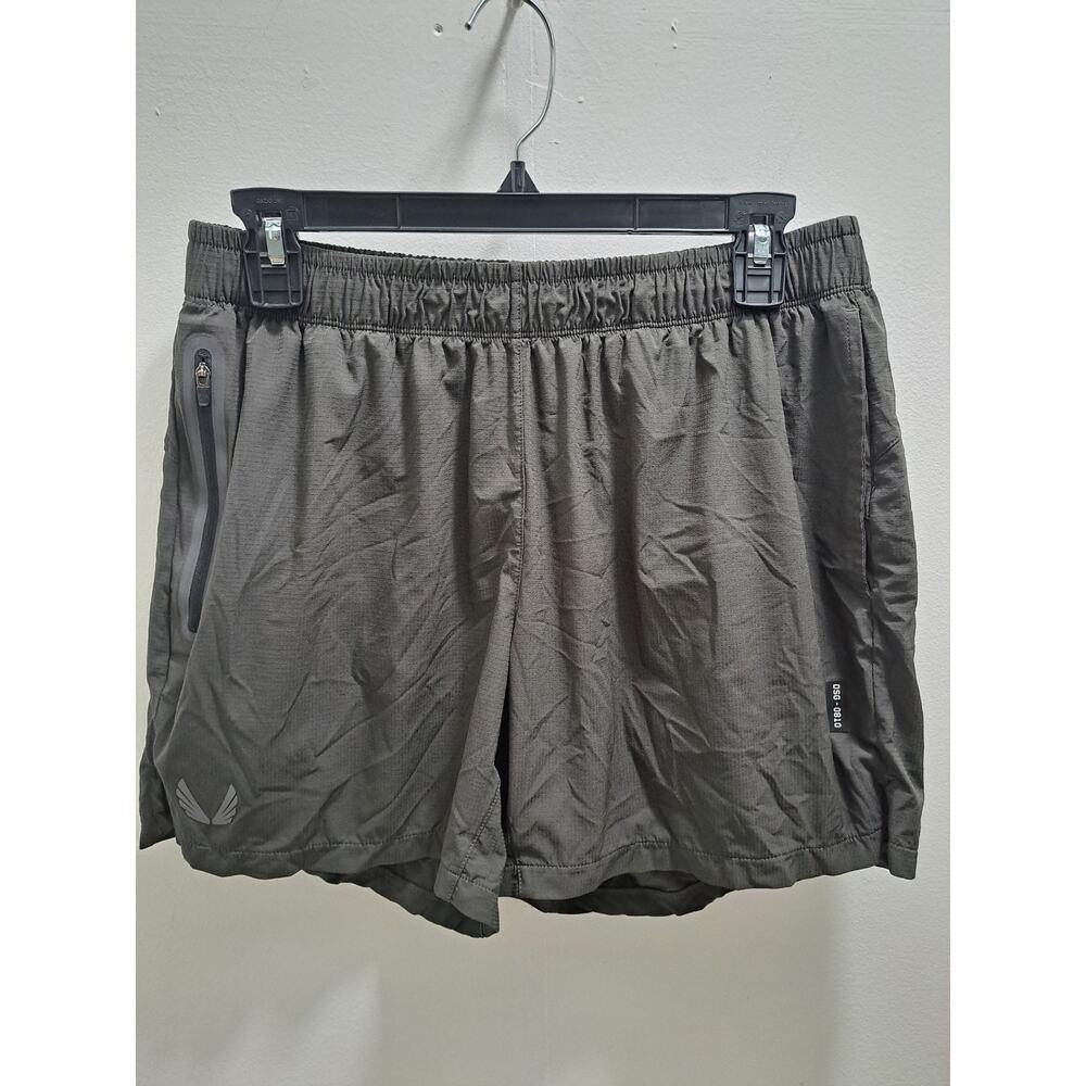 ASRV Shorts Large Charcoal 5” Stretch Performance Gym DSG-0810